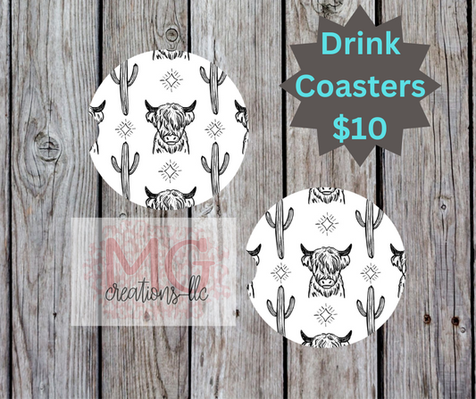 Drink Coasters $10