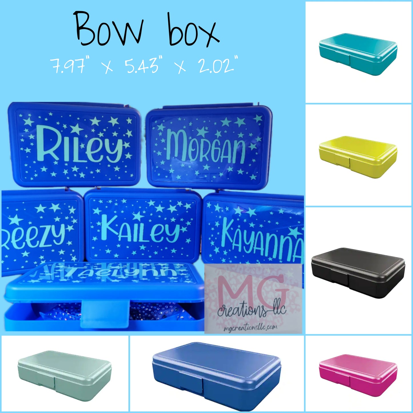 Personalized Bow box